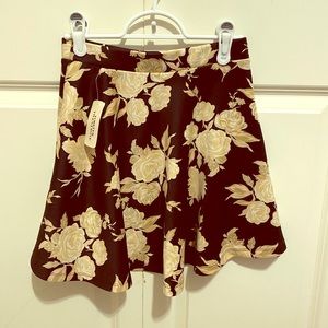 4/$30 Floral skirt - circle/skater style